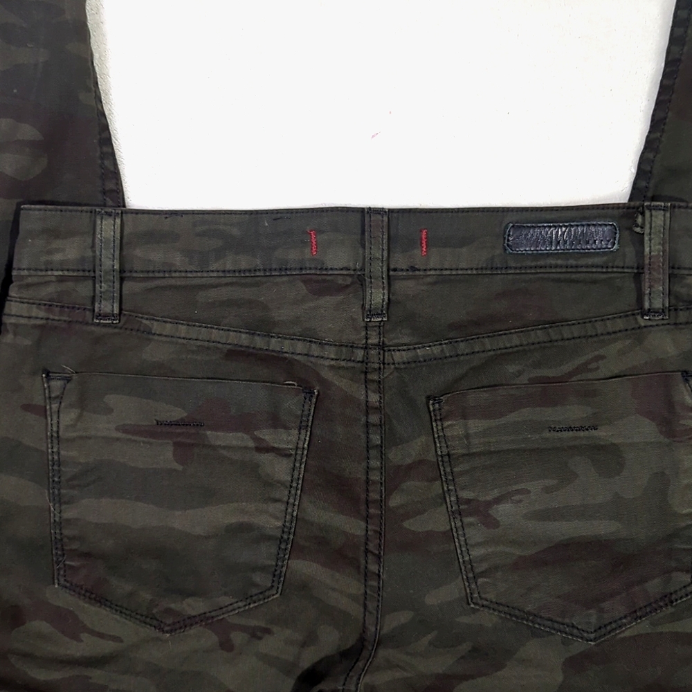 Sanctuary Camo Civilian Cargo Pants Moto Skinny Jeans Size 26 - Picture 4 of 8